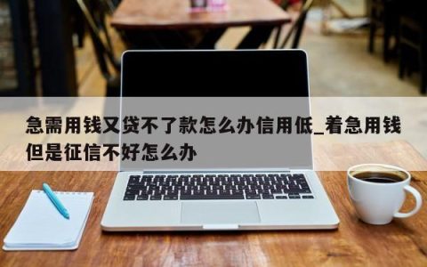 急需用钱又贷不了款怎么办信用低_着急用钱但是征信不好怎么办